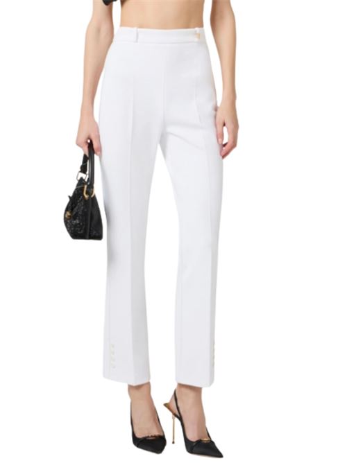 Pantaloni stretch con charm Elisabetta Franchi | PA16861E2360